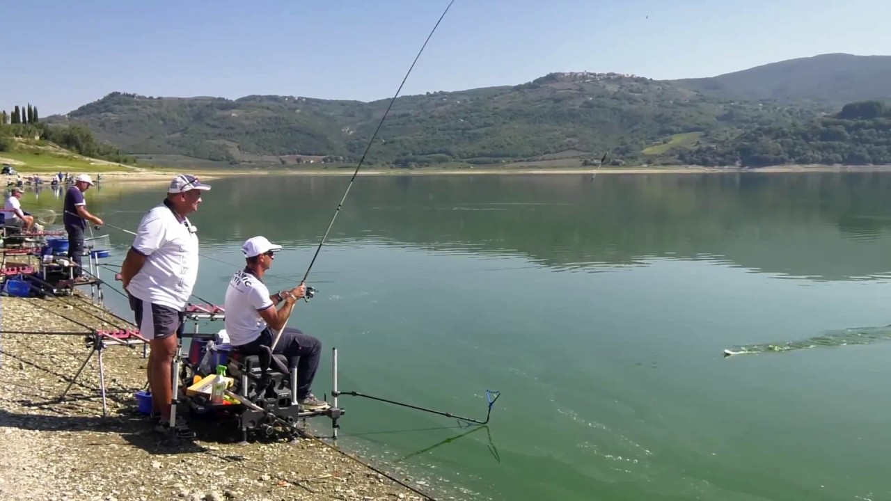 Pesca all'Inglese al Lago di Corbara