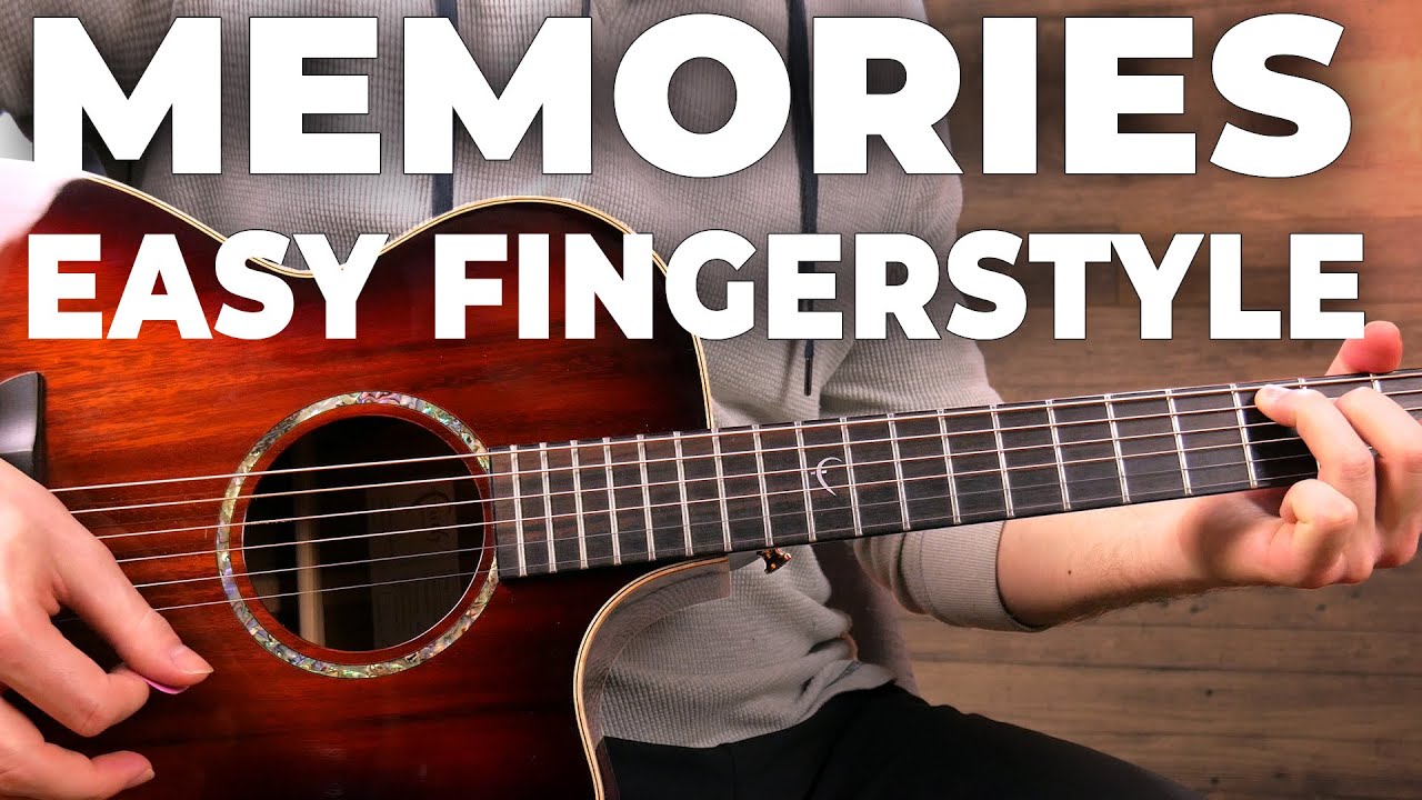 Memories - Maroon 5 | EASY Fingerstyle Guitar Lesson (Tutorial)