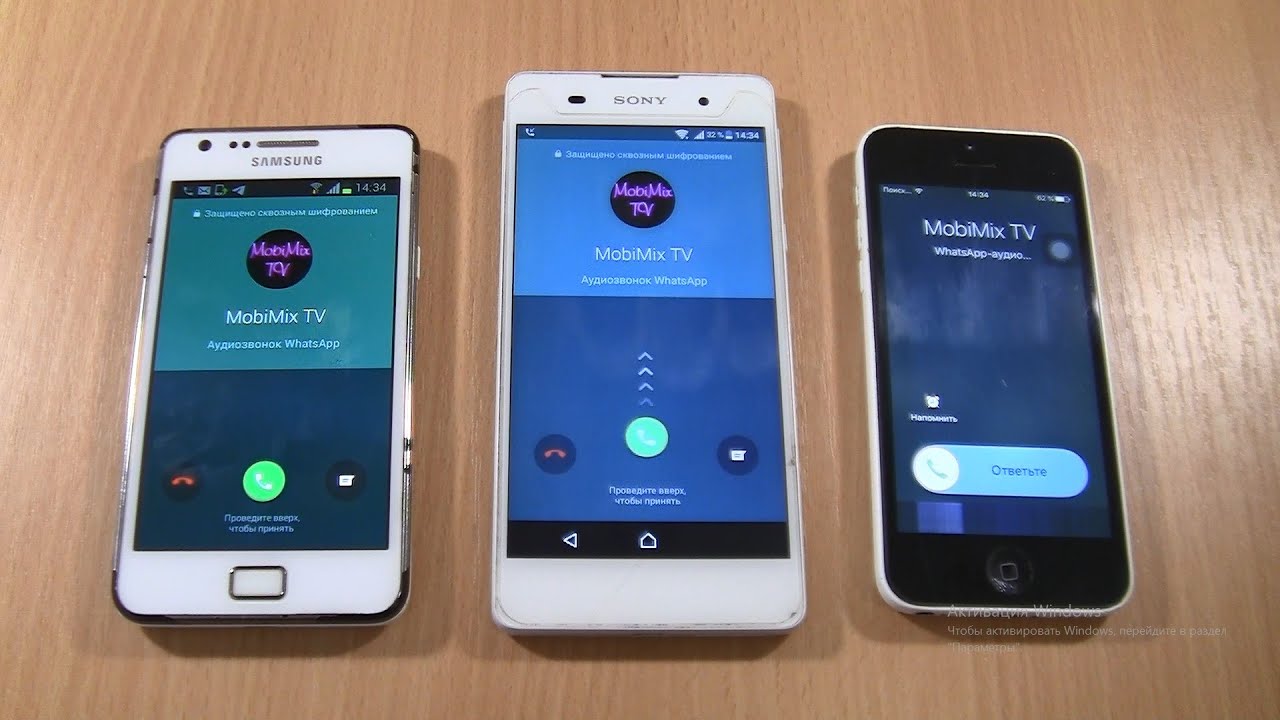 WhatsApp  Incoming Call:Samsung,Iphone,Sony