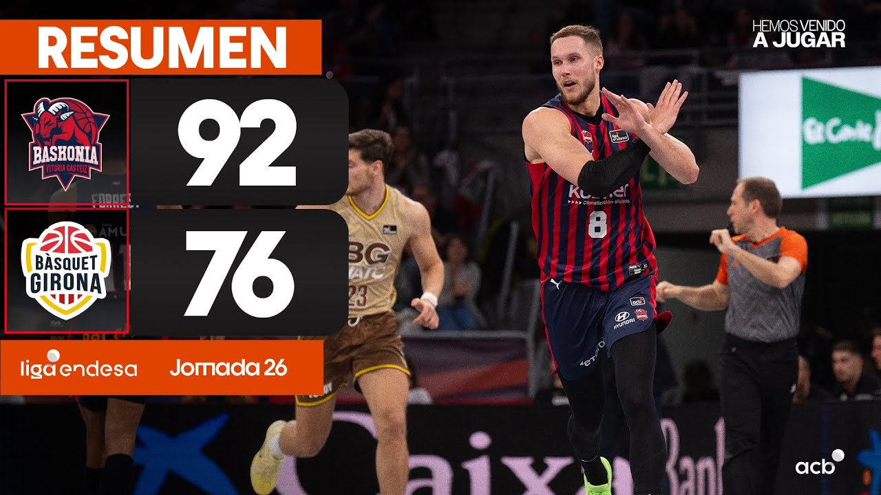 Baskonia - Bàsquet Girona (92-76) RESUMEN | Liga Endesa 2024-25