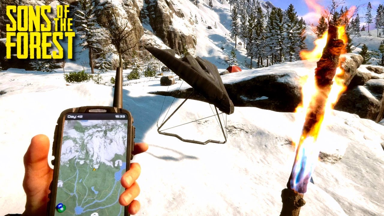 New Mid Boss Fight & Hang Glider Location | Sons Of The Forest Gameplay | Part 22