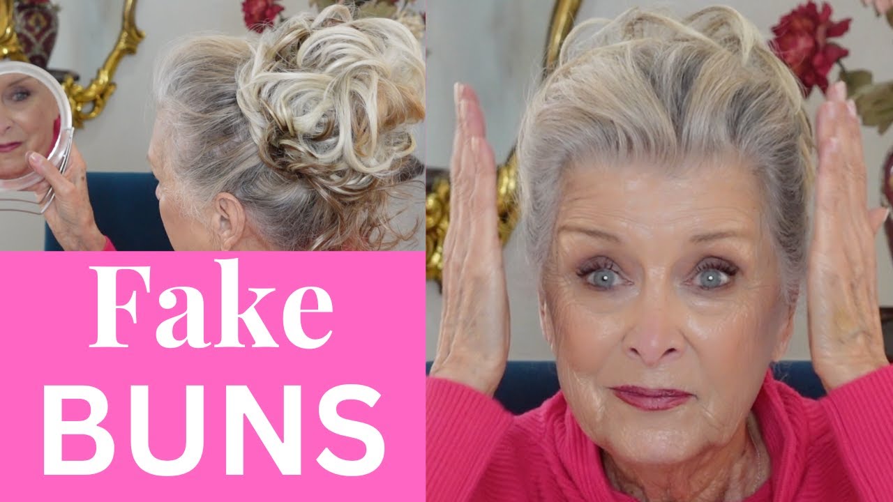HOW TO WEAR A FAKE BUN OR HAIRPIECE EVEN IF YOU HAVE SHORT HAIR 👱🏻&zwj;♀️