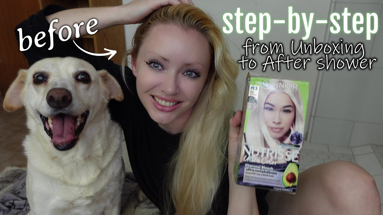 *yappy* Bleach and Tone: using Garnier Ultra Cool Platinum // unboxing & DIY root touch up at home