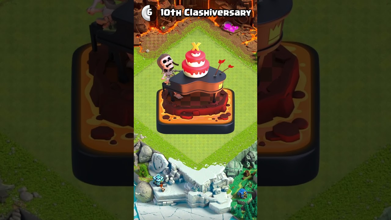 Top 10 Scenery soundtracks (Clash of Clans)