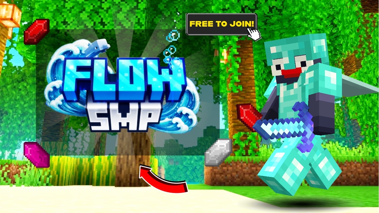 Minecraft #1 Free To Join Gem SMP (2026) | FlowSMP