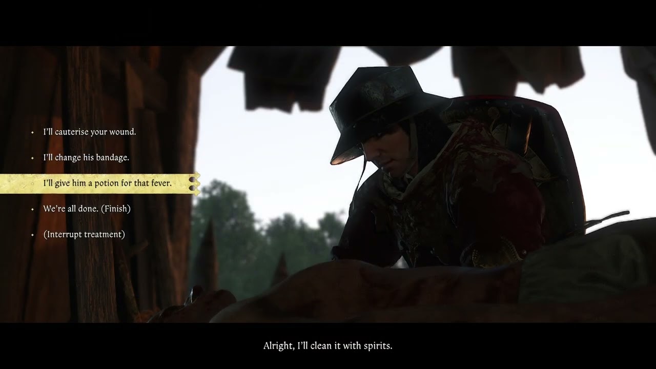 How to Treat Kozlick for The Finger of God Quest in Kingdom Come Deliverance 2