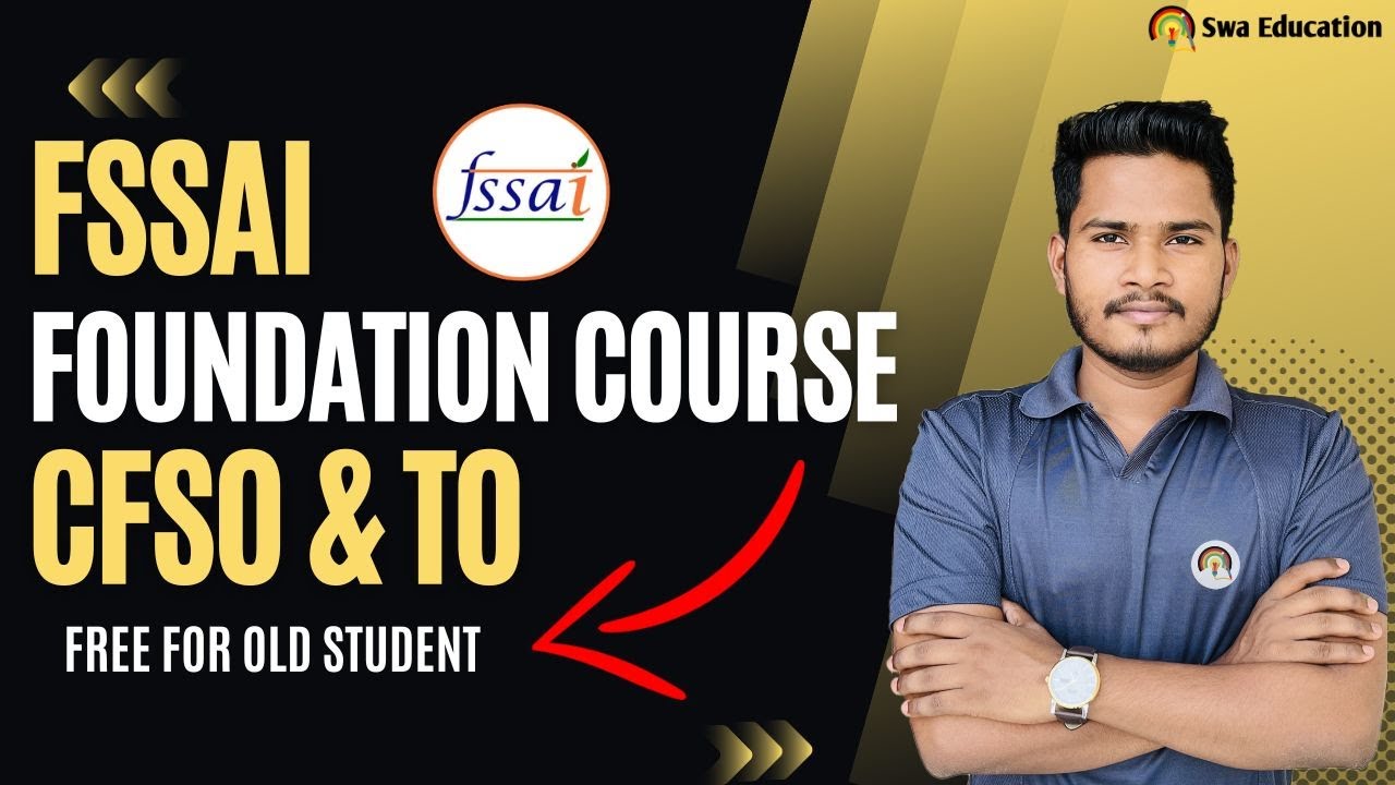 FSSAI CFSO & TO Foundation Course 2024 | How to prepare for the Food Safety Officer Exam?