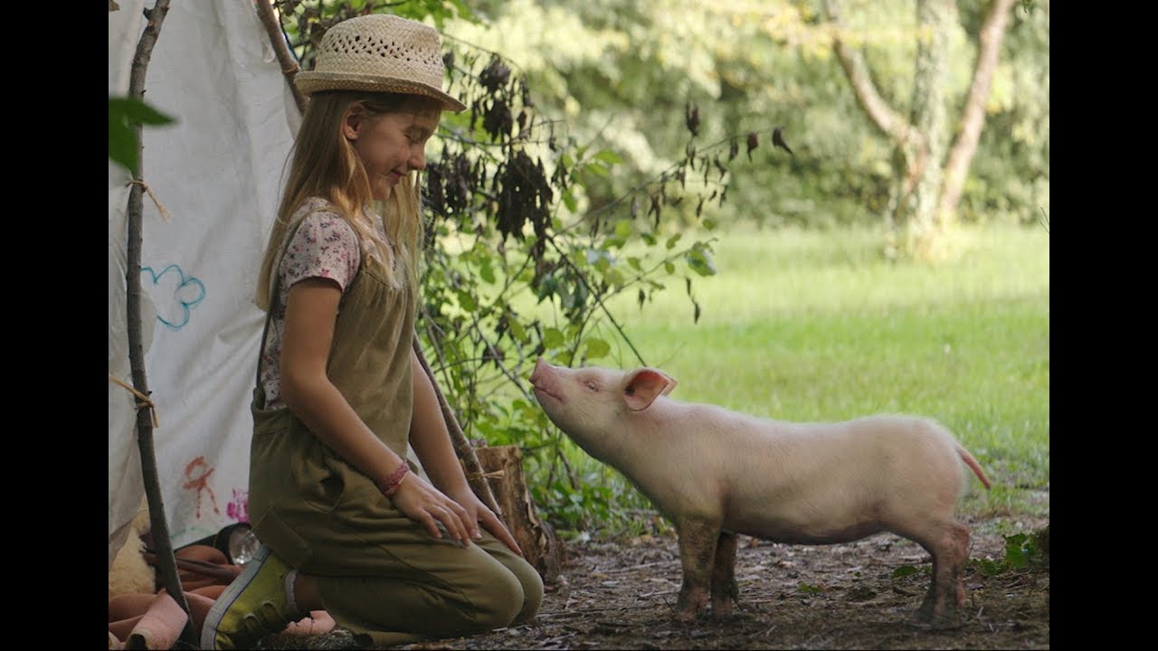 PETA Imagewerbung: Berührende Freundschaft zwischen Mädchen und Schwein