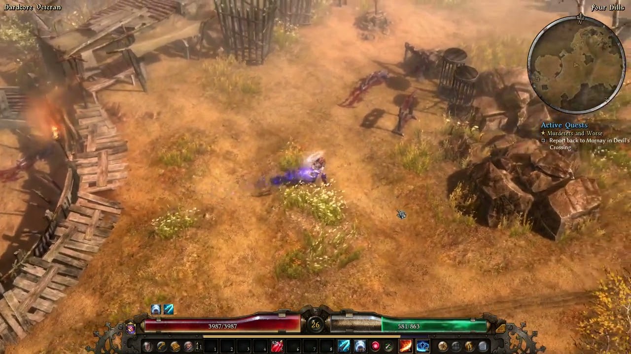 DOMINATING Purifier Aldric with the power of Mending - Grim Dawn