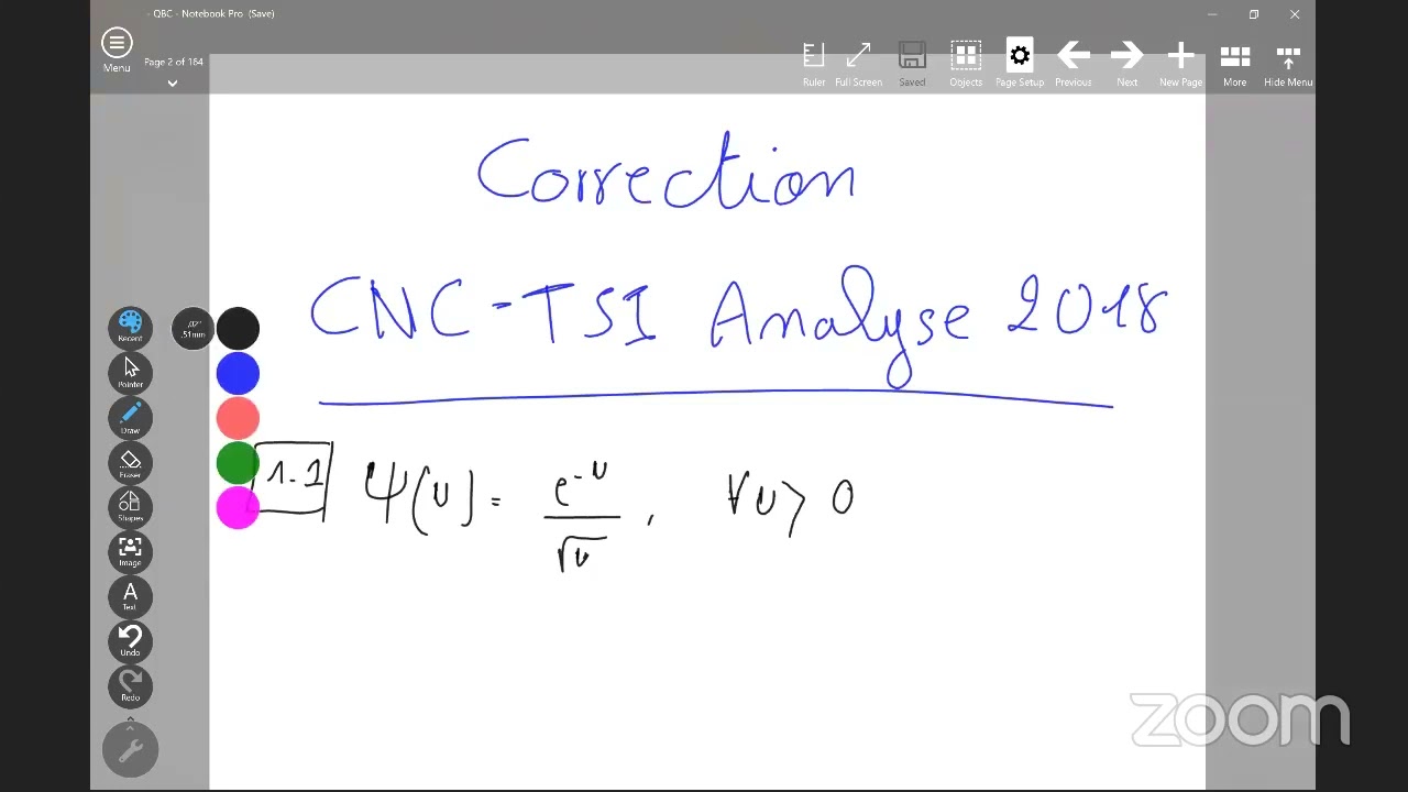 Correction CNC TSI Analyse 2018