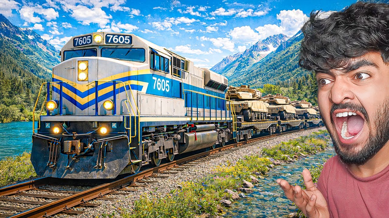 DRIVING THE HEAVIEST ARMY TRAIN IN THE WORLD! | DERAIL VALLEY GAMEPLAY #26