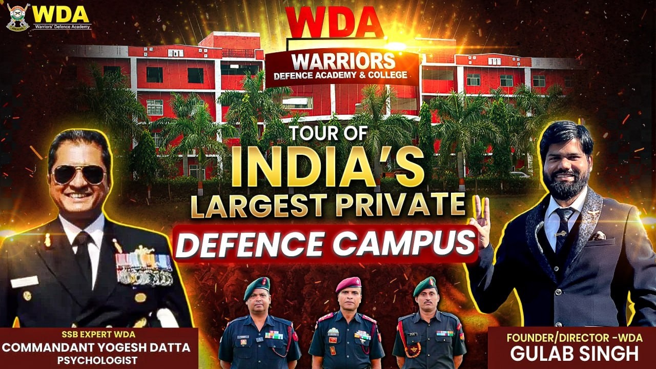 🔥Tour- India&rsquo;s Largest Private Defence Campus | Best & Top NDA Foundation Coaching in Lucknow India