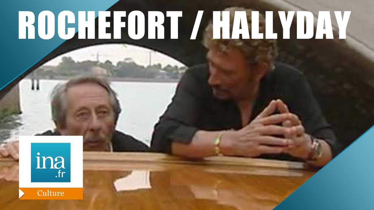 Jean Rochefort et Johnny Hallyday 