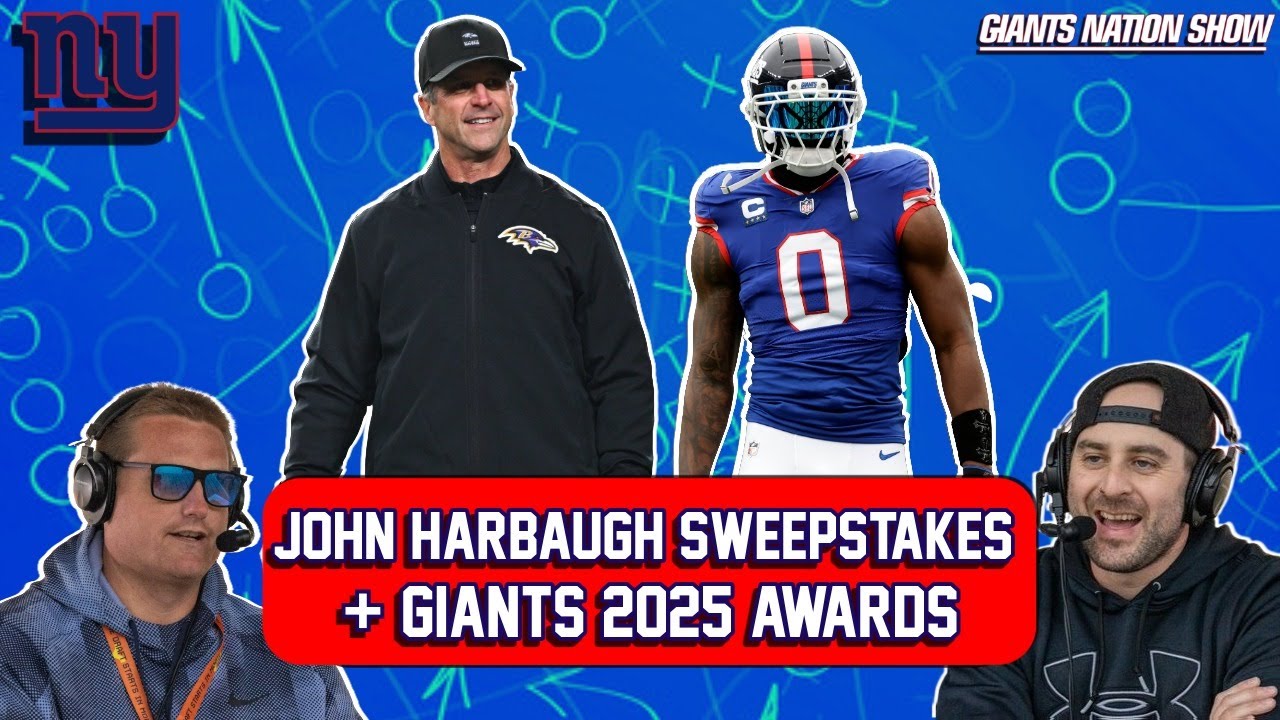 John Harbaugh Sweepstakes + Giants 2025 Awards | 114