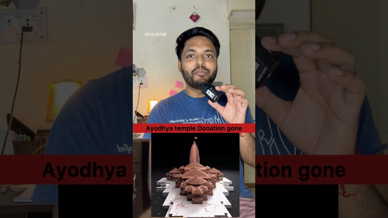 Crores of donation missing at Ayodhya ram temple trust explained #ayodhyarammandir #donation