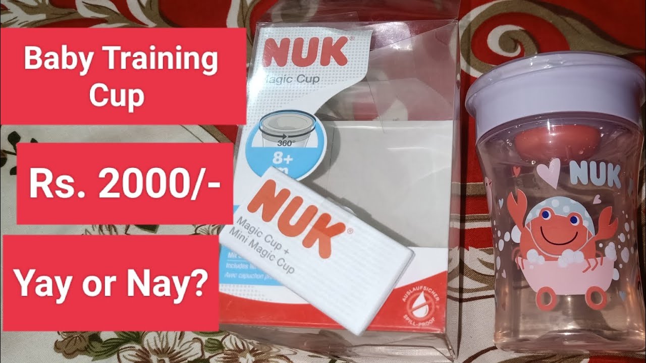 How To Use Baby Training Cup For 8+ | Nuk Magic cup 8+ 🍵🍶💥