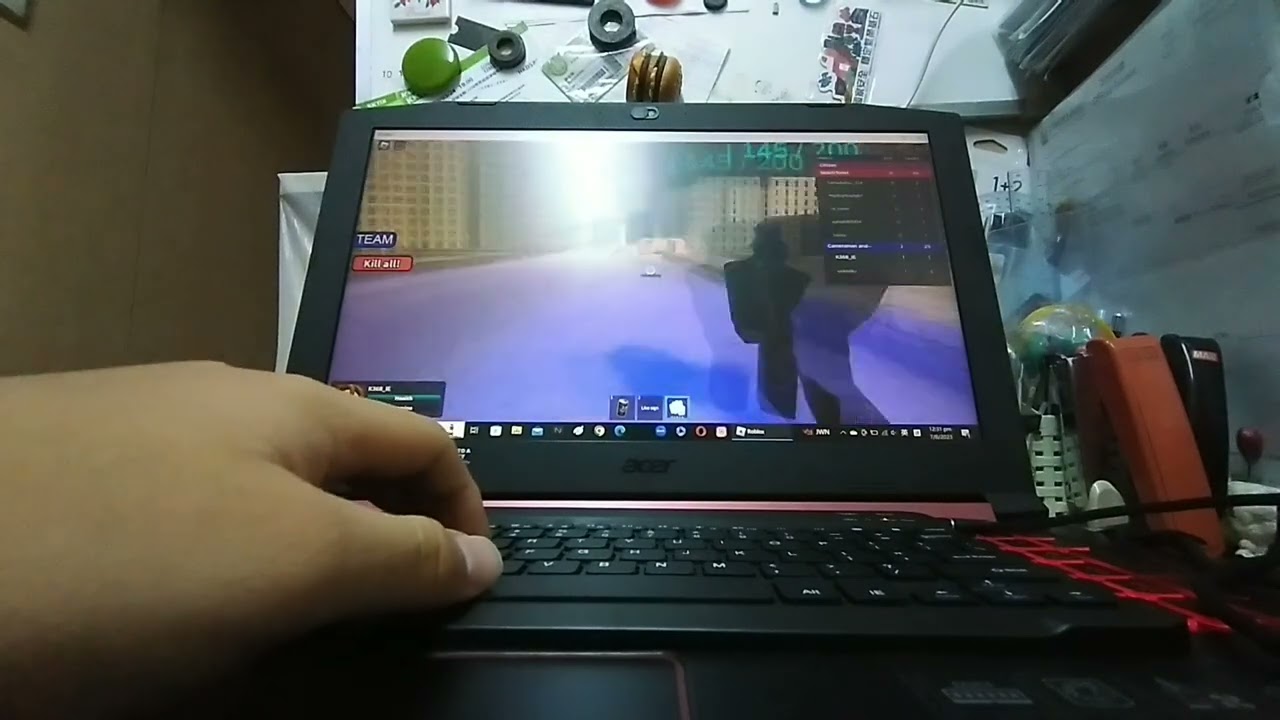 Acer AN-515-52(Nitro 5 2018)-Gameplay test(Roblox)