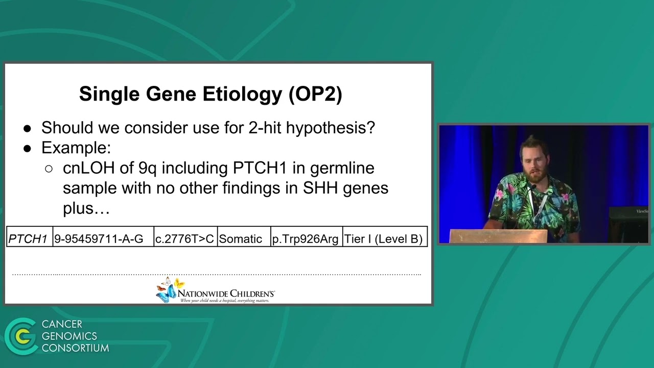 Classifying the oncogenicity of 100 variants from pediatric cancer patients