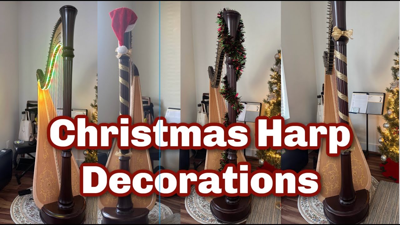 4 Ways to Decorate Your HARP for CHRISTMAS