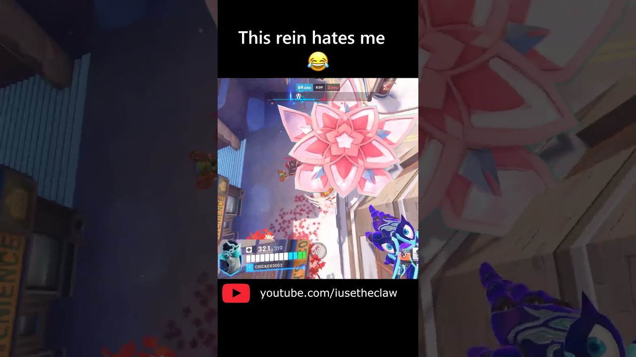 This rein hates me 😂 #overwatch2 #lifeweaver