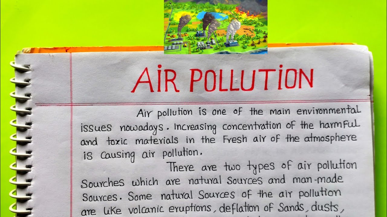 Air Pollution Essay In English | Report Writing On Air Pollution
