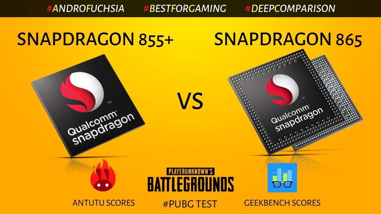 Snapdragon 855+ vs Snapdragon 865🔥SD 865 vs SD 855+🤔Antutu, Geekbench, Pubg, Heating [Hindi]