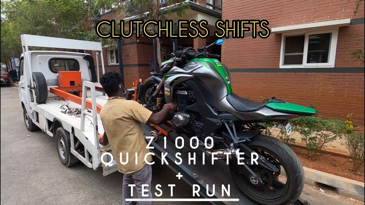 KAWASAKI Z1000 QUICKSHIFTER INSALLATION | TEST RUN | AUSTIN RACING FULL SYSTEM EXHAUST