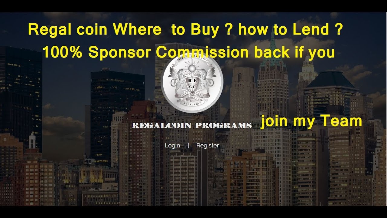 How to Buy regal coin ? How to Lend Regal Coin ?