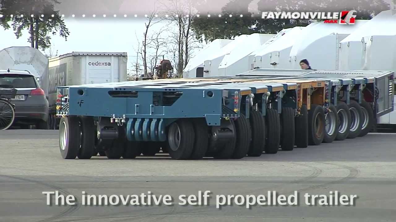 FAYMONVILLE PowerMAX SPMC - The self propelled trailer in action!
