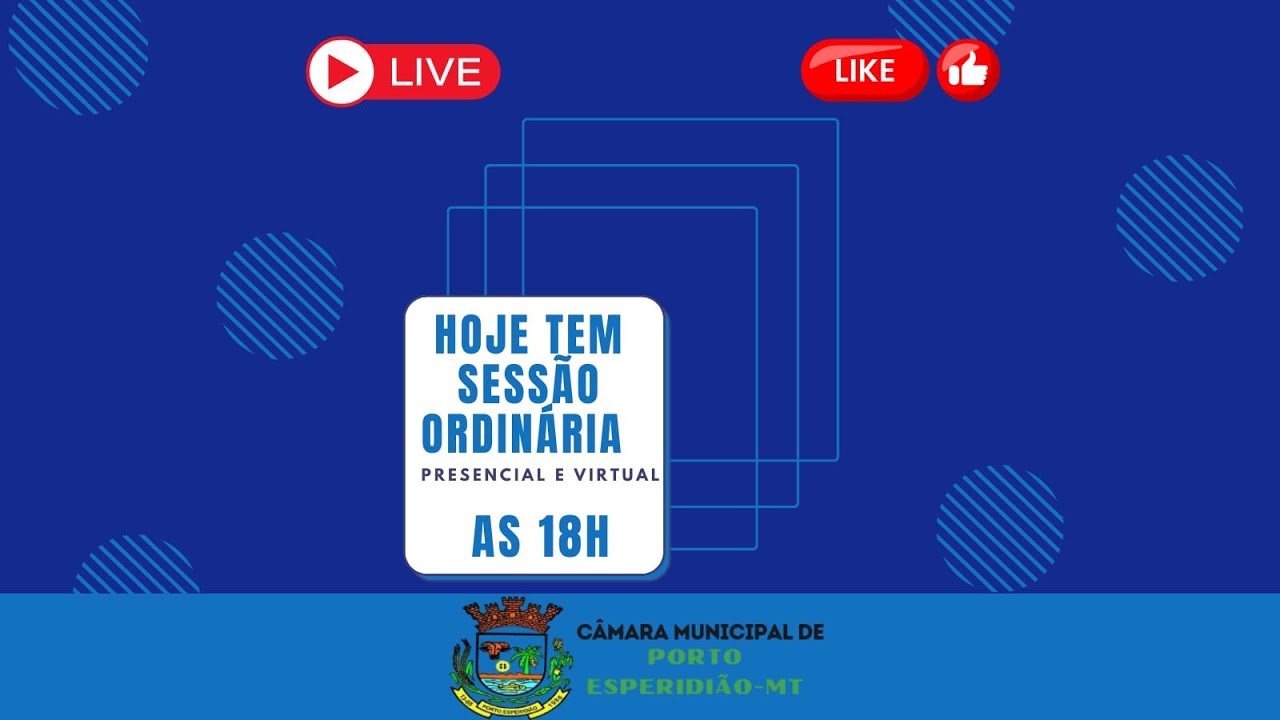 SESSÃO ORDINÁRIA - CÂMARA MUNICIPAL DE PORTO ESPERIDIÃO