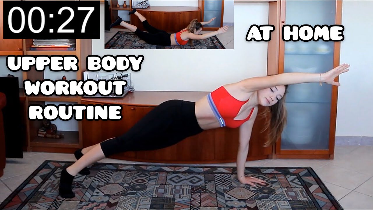 UPPER BODY WORKOUT ROUTINE AT HOME || AM