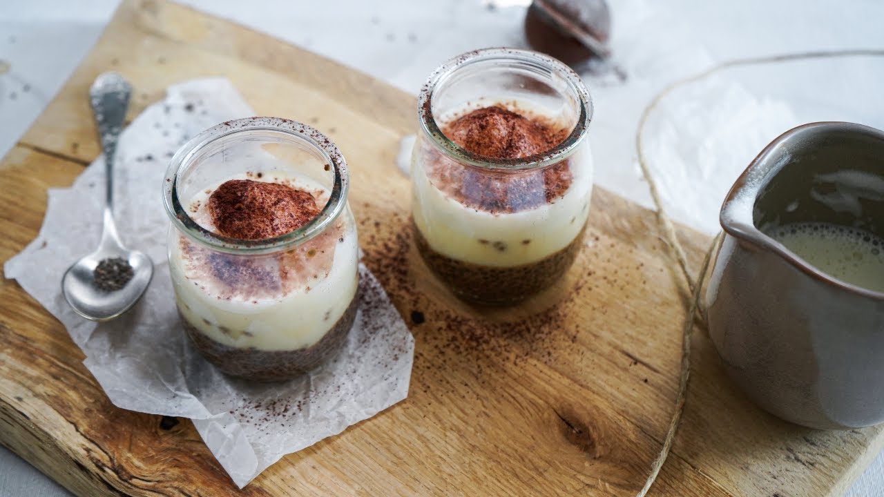 Chia Pudding al Cappuccino | per una colazione sana e fresca