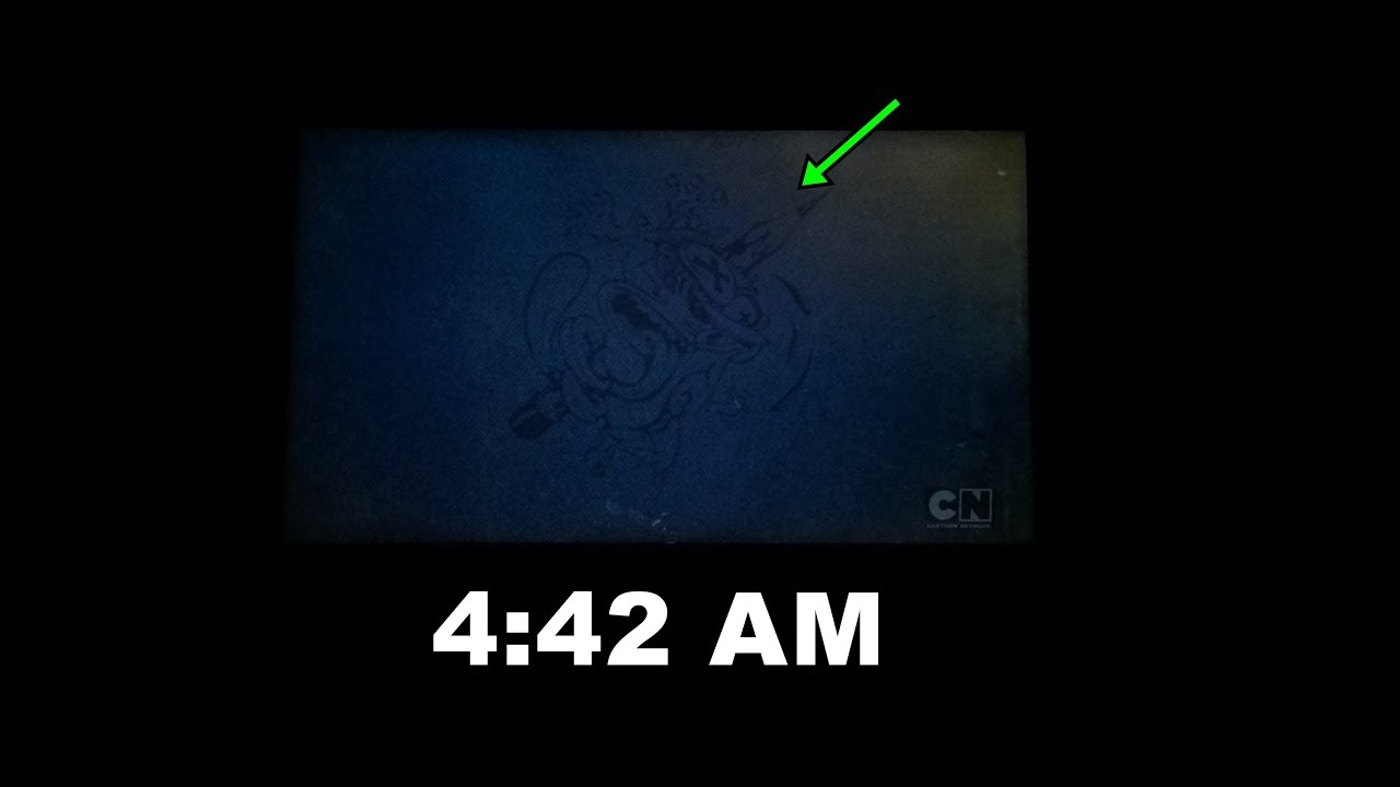 Acaba de aparecer algo extraño en CARTOON NETWORK a las 4:42 am (aquí las pruebas)