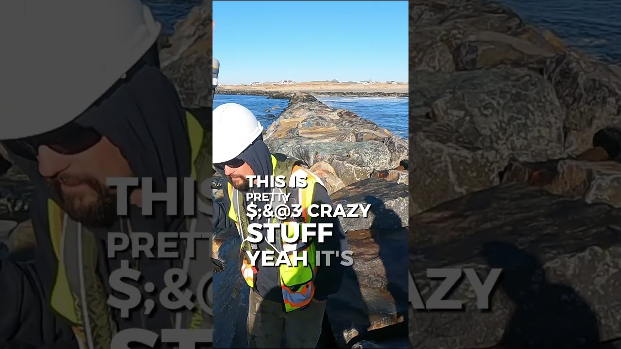Wet Winter Adventures #wet #cold #ocean #jetty #hyperthermia #soaked #waves #excavation #bluecollar