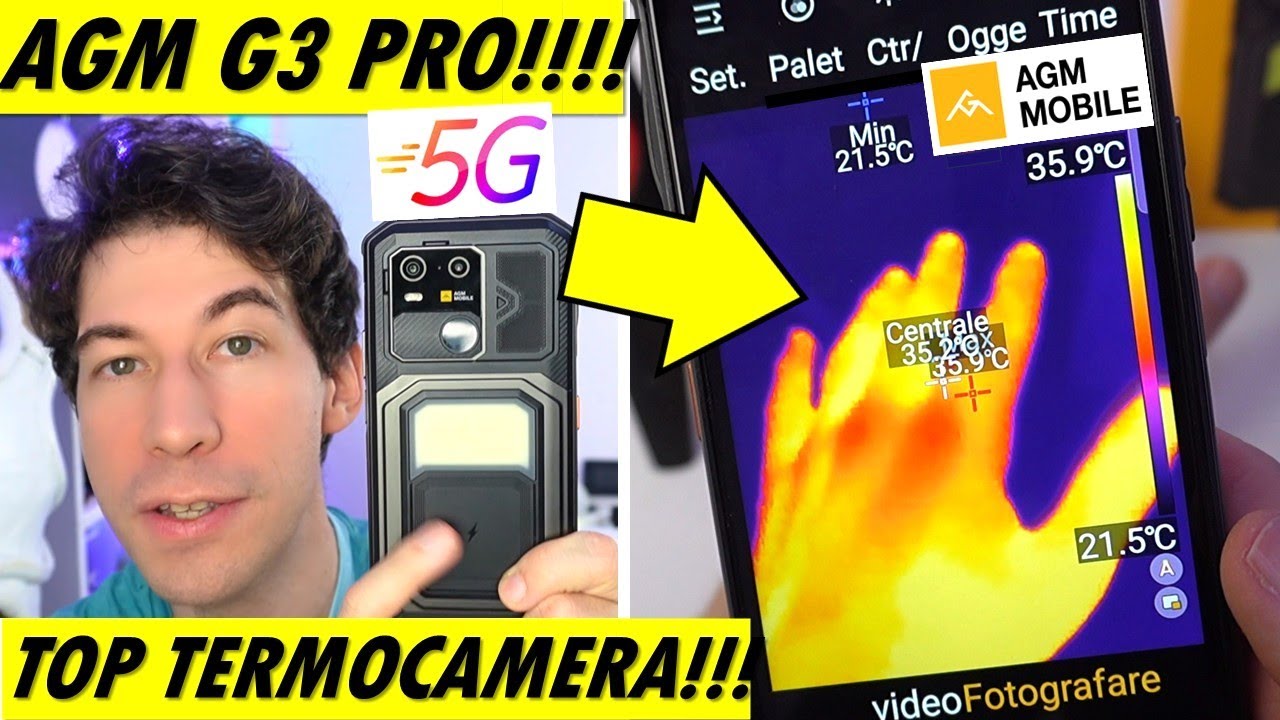 Обзор защищённого телефона AGM G3 Pro: 5G, профессиональная тепловизионная камера и беспроводная