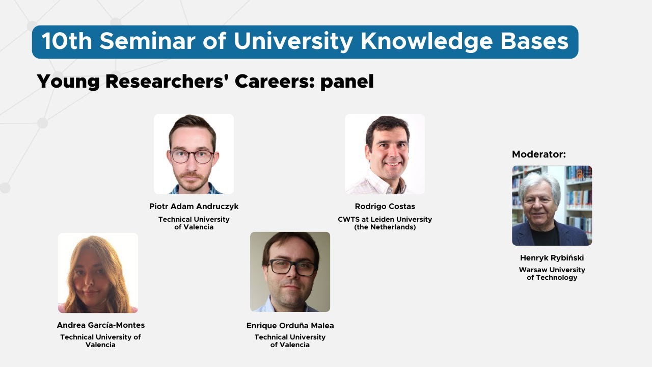 Panel: Young Researchers' Careers, 10th Seminar of University Knowledge Bases