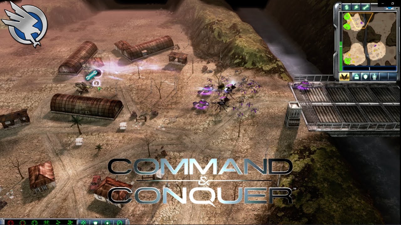 C&C 3 Tiberium Wars: Deadly Sertao -- GDI 1 vs 1 Scrin  – Brutal