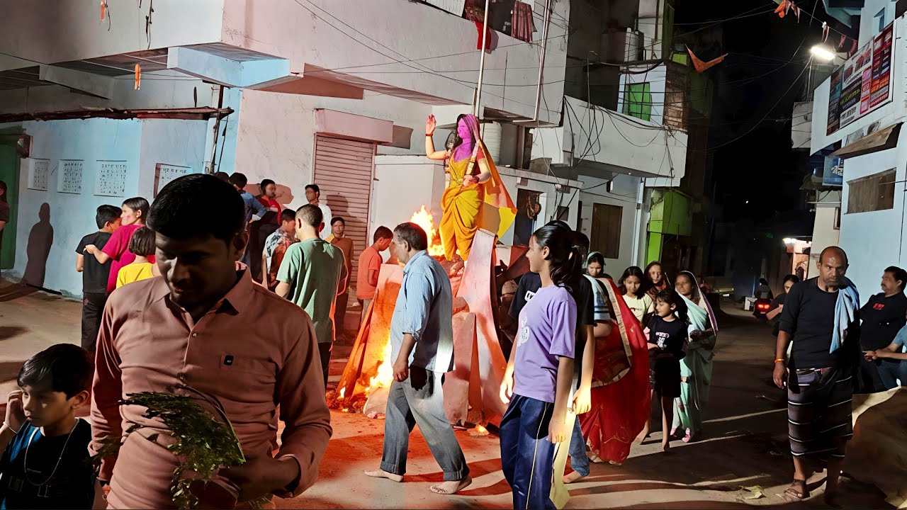 😁holika Dahan 🙏#holi #vlog #🫟