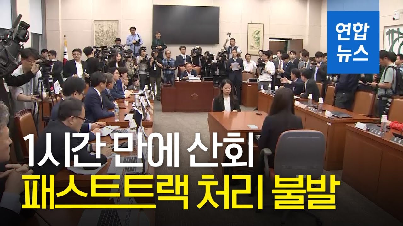 사개특위, 공수처법 등 패스트트랙 지정안건 상정&hellip;처리는 불발 / 연합뉴스 (Yonhapnews)