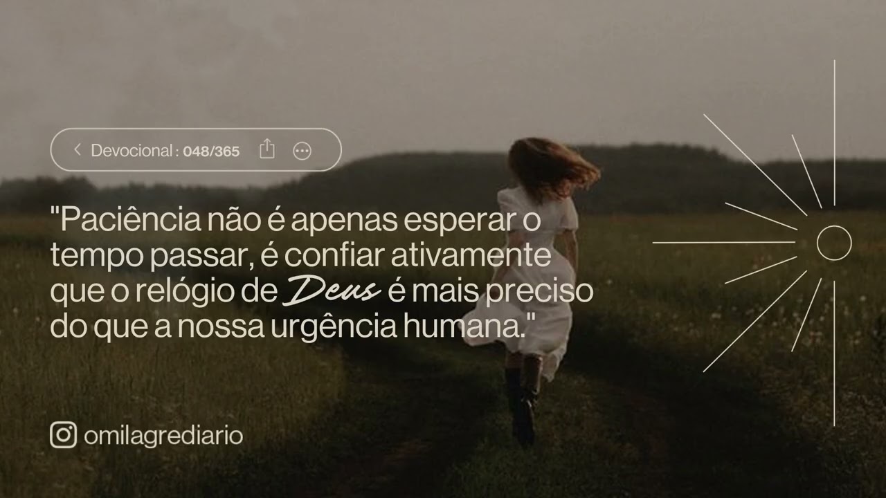 DEVOCIONAL/ORAÇÃO DO DIA - (17 | FEVEREIRO) - FABIOLA MELO - MILAGRE DIÁRIO 048/365