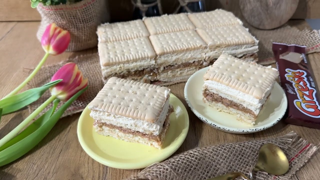 Proste ciasto bez pieczenia Grzesiek. Moja rodzina go pokochała.