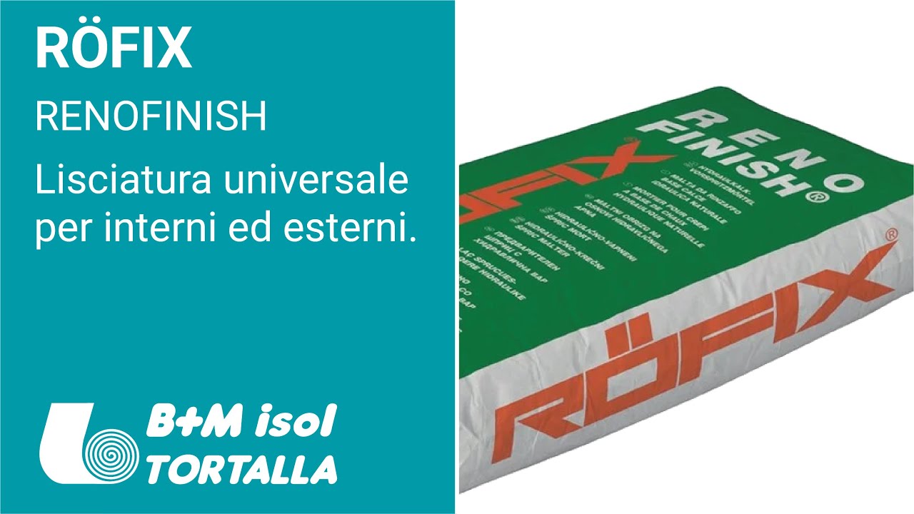 R&Ouml;FIX RENOFINISH Lisciatura universale per interni ed esterni.