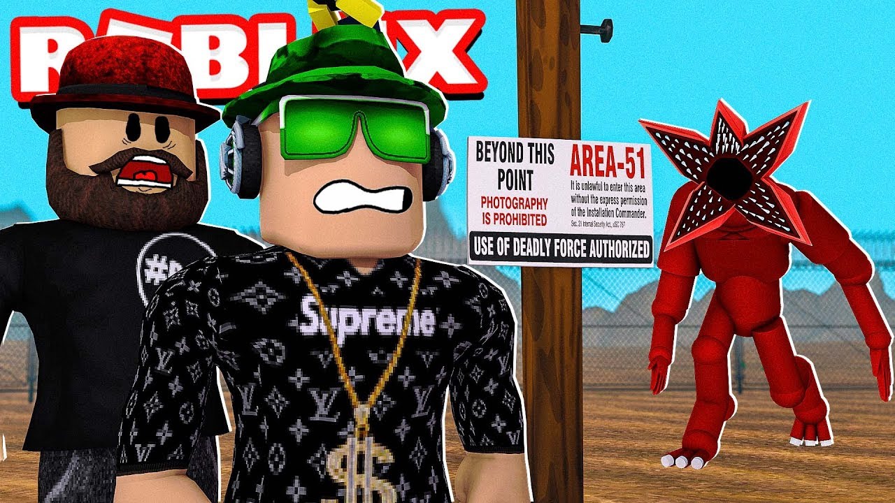 CAMPING AT AREA 51 ROBLOX STORY