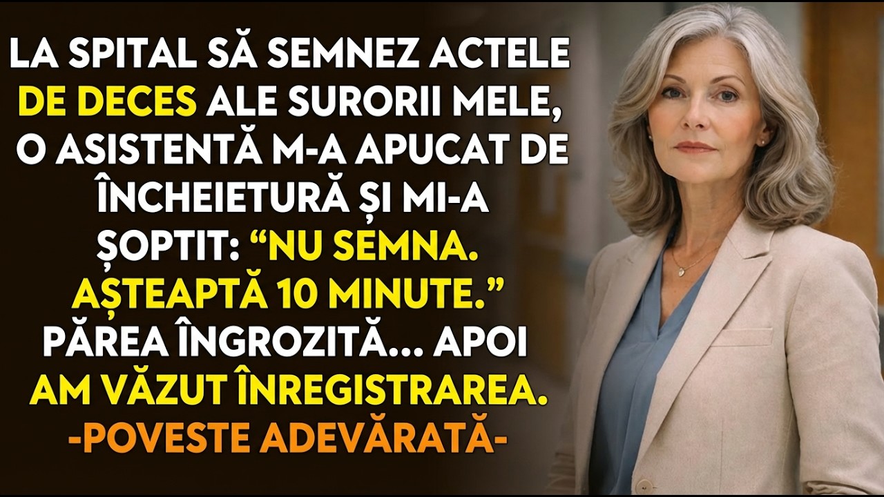 Povestea ei adevărată 👵💔 „Nu semna nimic… ai încredere”, a șoptit asistenta — apoi am aflat.