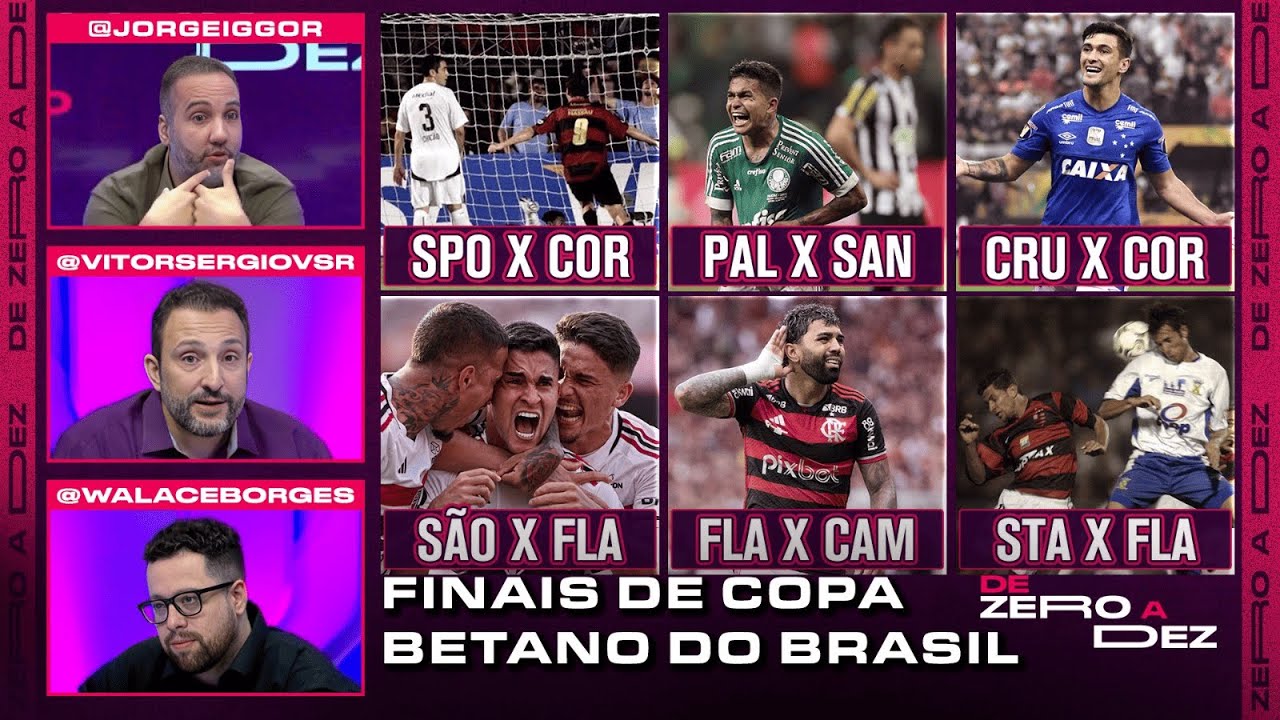 QUAL FOI A MAIOR FINAL DE COPA BETANO DO BRASIL NO SÉCULO? | DE ZERO A DEZ