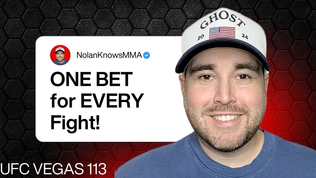 UFC Vegas 113: ONE BET for EVERY Fight!