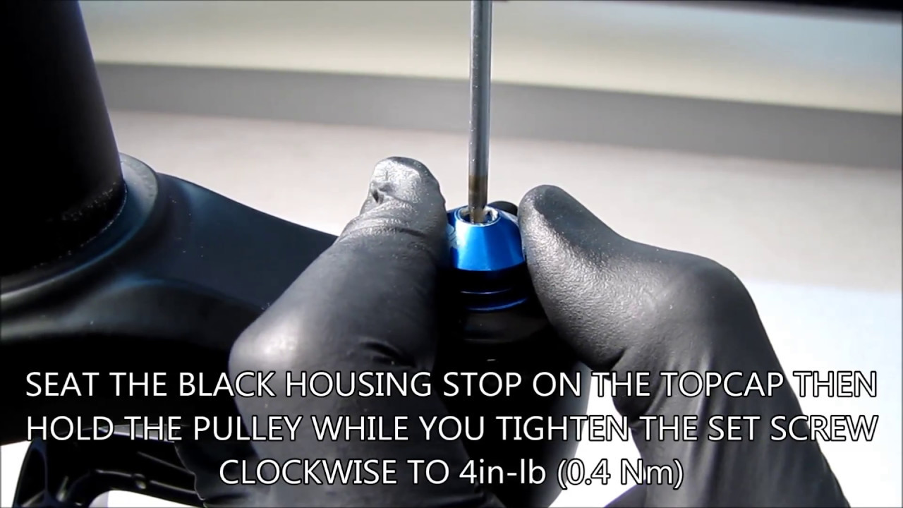 2018 GRIP REMOTE TOPCAP INTERFACE PART INSTALL PUSH TO LOCK (RIDER'S 1 O'CLOCK CABLE EXIT)
