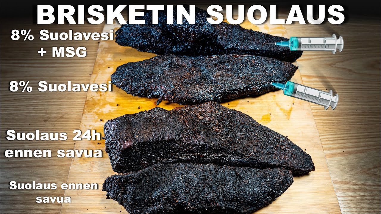 Kumpi Toimii Paremmin BRISKETIN SUOLAUKSEEN - Dry Brine VS Injektointi