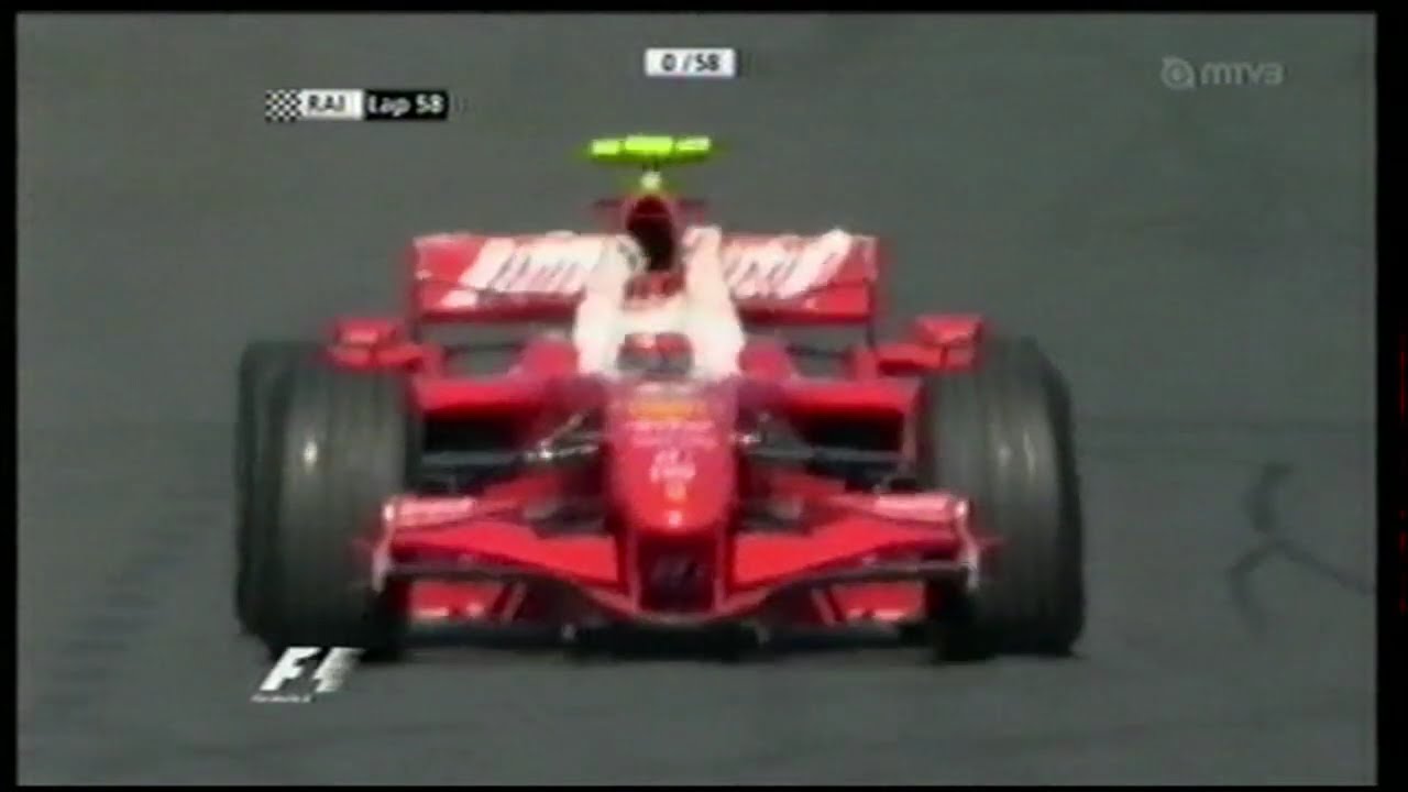 Albert Park 2007 GP: Maalintulo | Kimi voittaa [Trimmed] (MTV3)