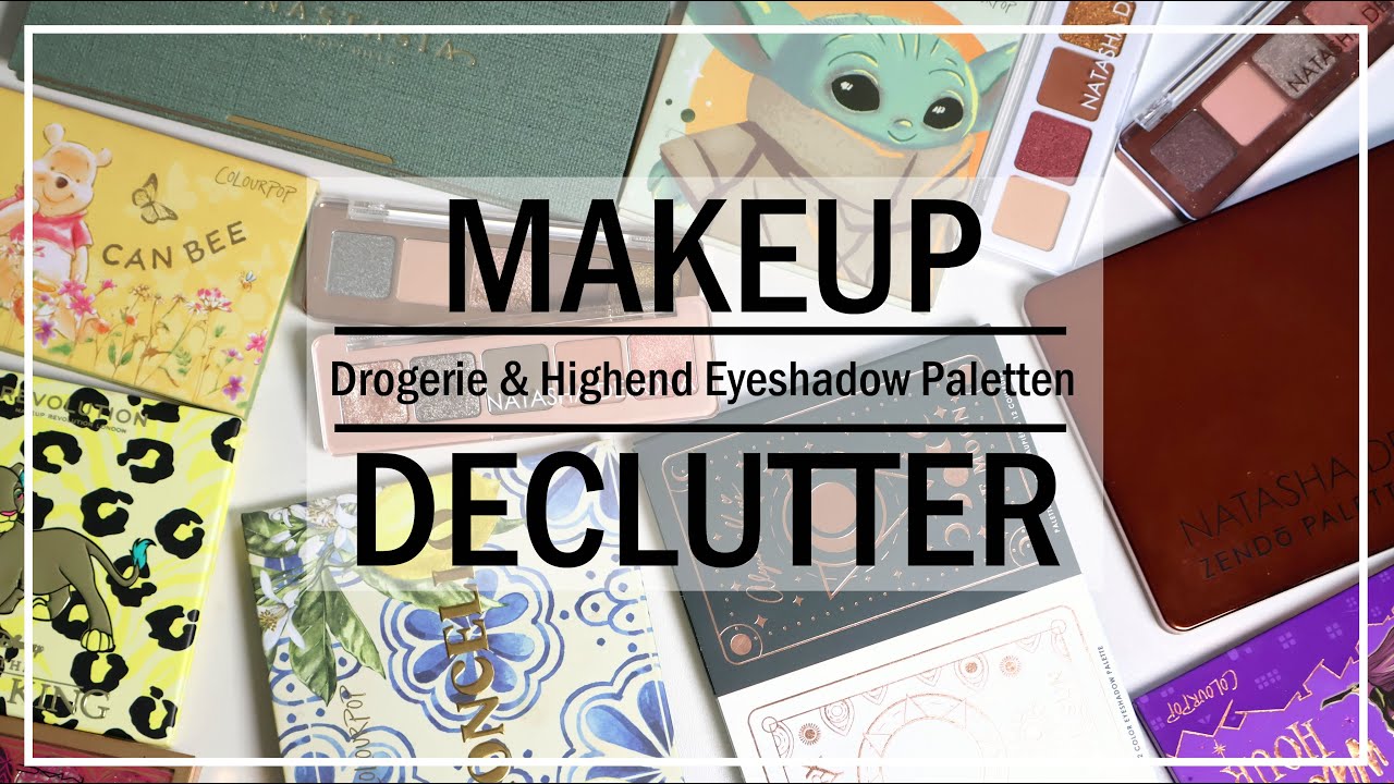 Meine Makeup-Sammlung! 🤩 Collection & Declutter | Part 5 | Drogerie- und High End Paletten | deutsch